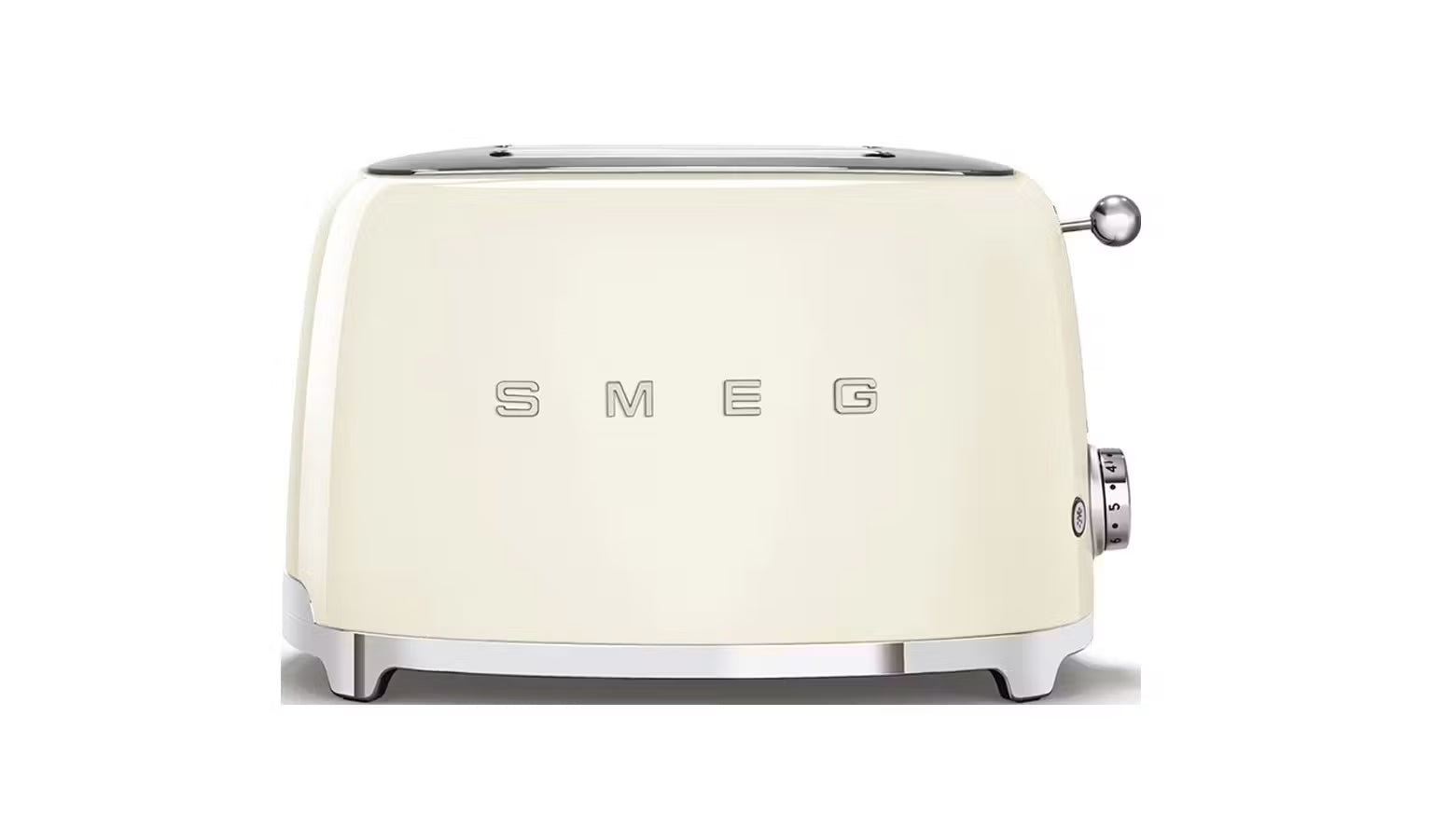 Smeg TSF01CRUK 50's Retro Style Aesthetic Toaster - Cream Secondary image