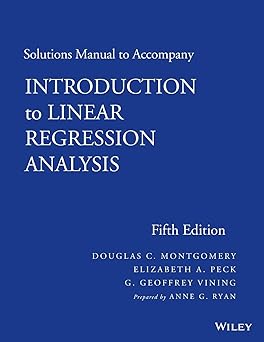 Solutions Manual to accompany Introduction to Linear Regression Analysis Paperback Main image