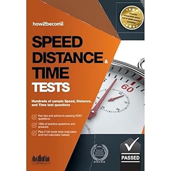 Speed, Distance and Time Tests: 100s of Sample Speed, Distance & Time Practice Questions and Answers Paperback Main image