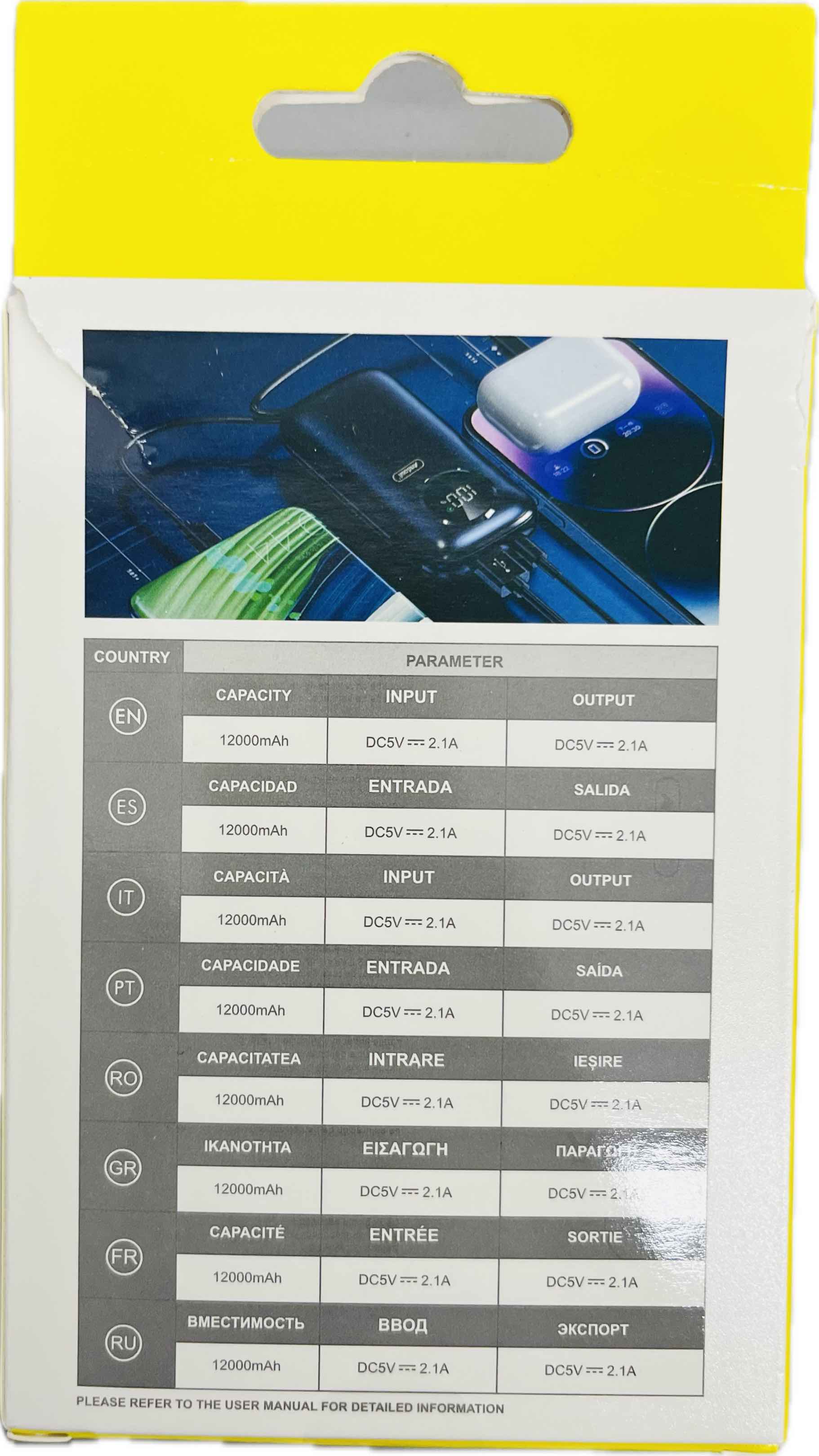 Andowl  QCD056 12000MAH Power Bank Secondary image