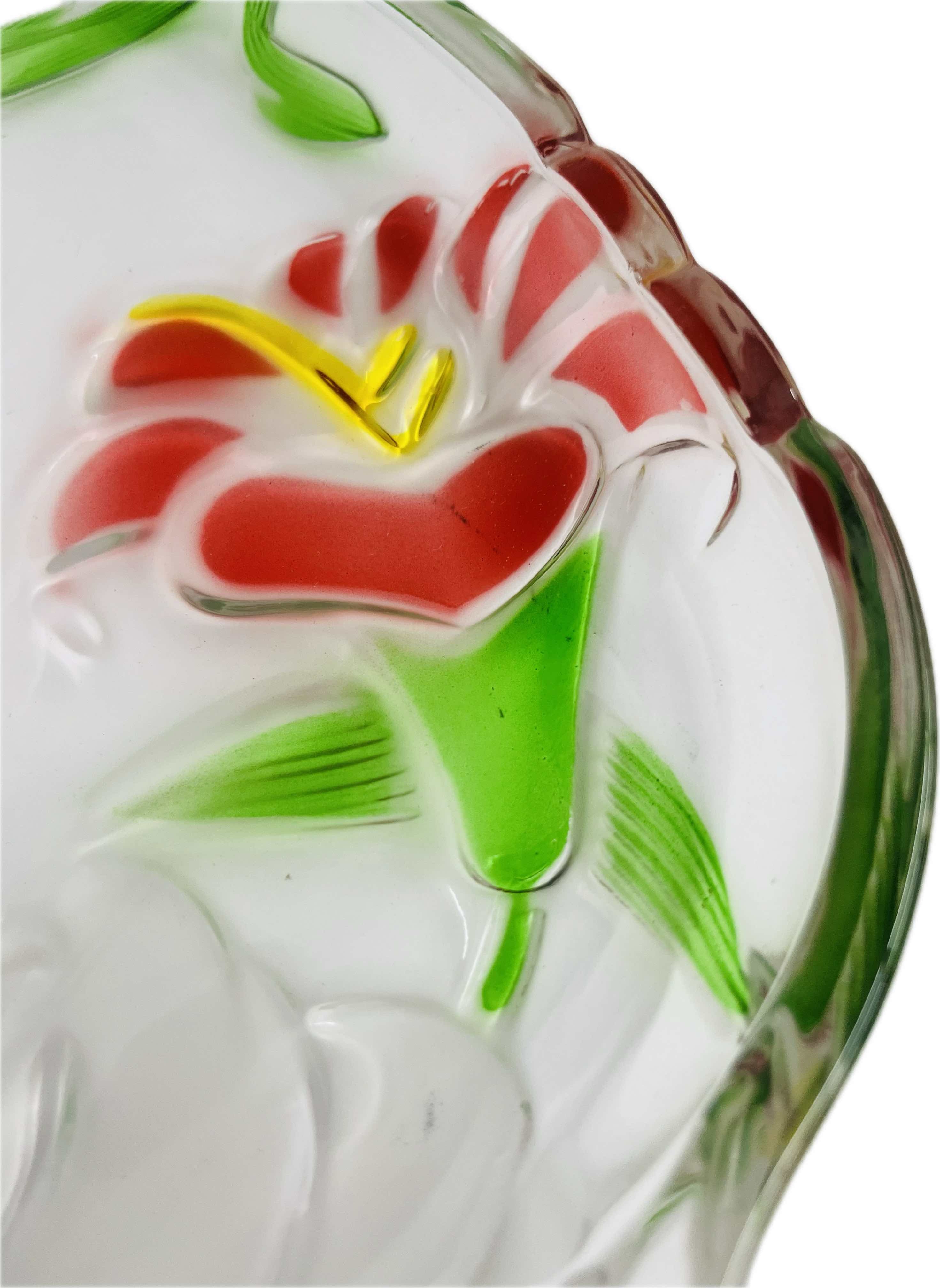 Serving Tray Clear Glass Secondary image