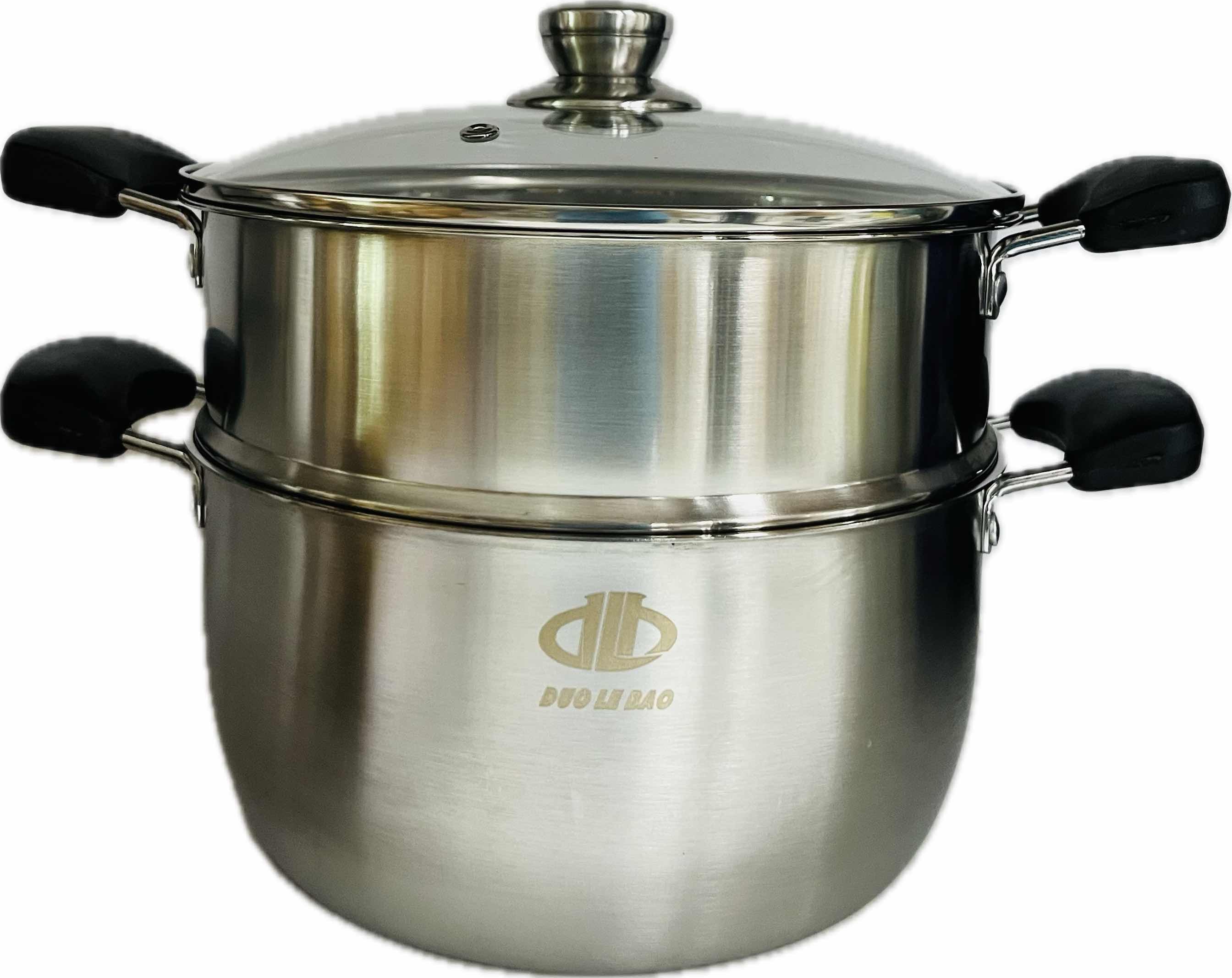 2 Tier Soup Pot Steamer 24cm Main image