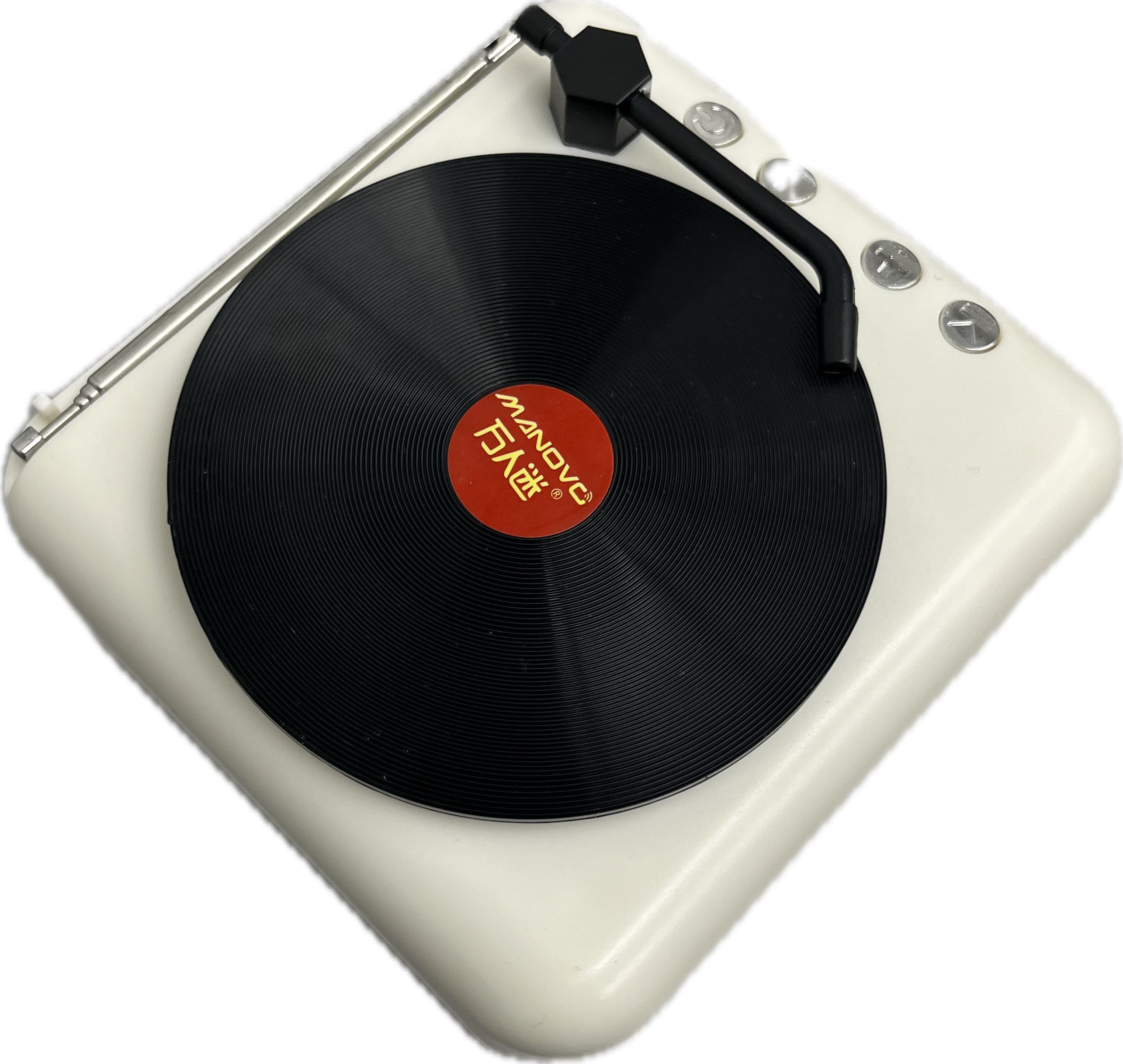 Retro Vinyl Wireless Turntable Speakers Turntable 3D Stereo HIFI Bass Bluetooth Speaker With FM Radio Secondary image
