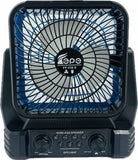 EPE FP336S Solar Charged Wireless Speaker With 8in Fan