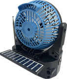 EPE FP335S Solar Charged Wireless Speaker With 6in Fan