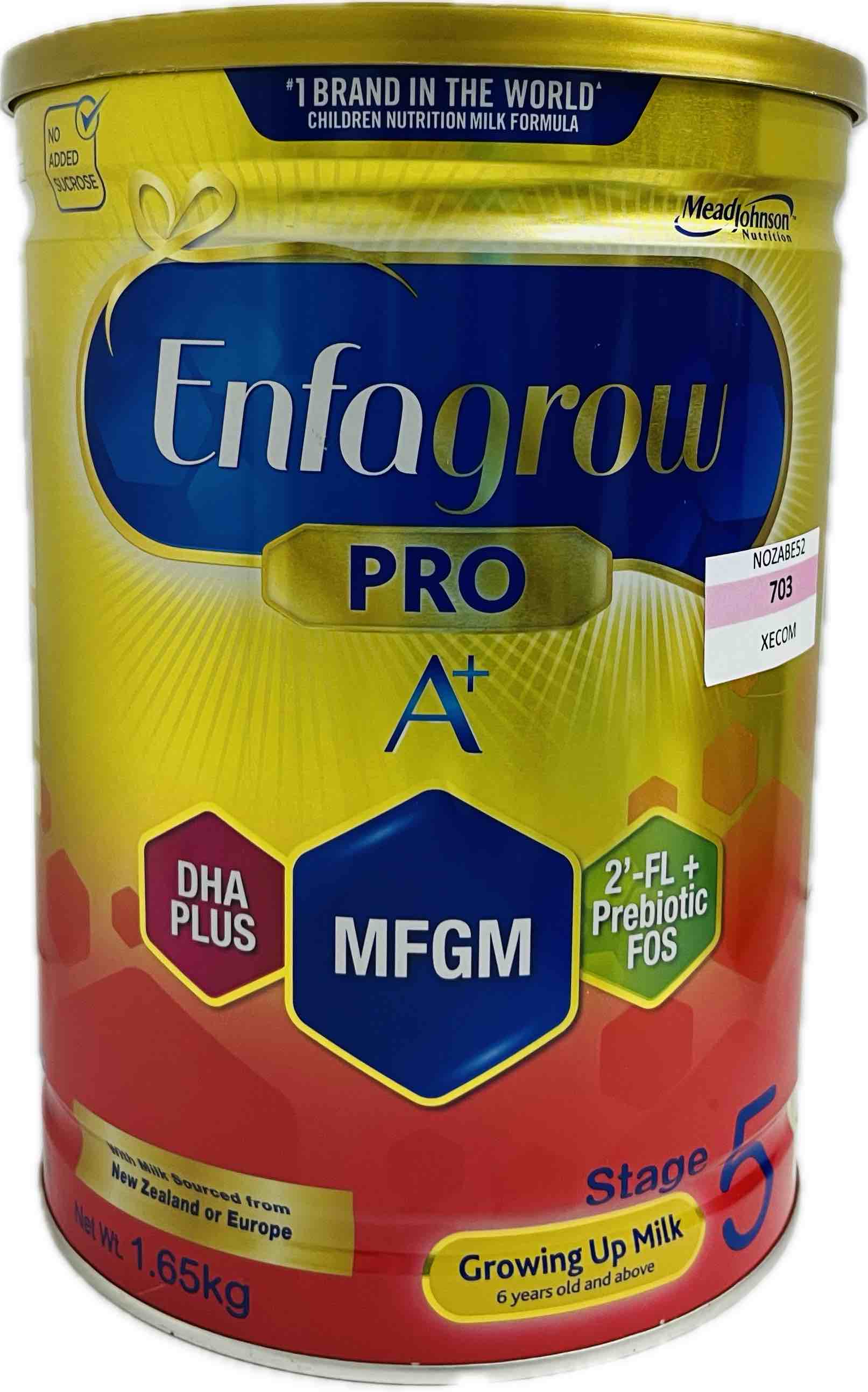 Enfagrow Pro A+ Stage 5 Milk Powder Formula For Children DHA+ 6+ 1.65kg Main image