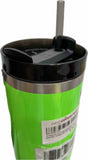 Stanley Quencher H2.0 FlowState Stainless Steel Vacuum Insulated Tumbler With Lid And Straw Neon Green 30oz