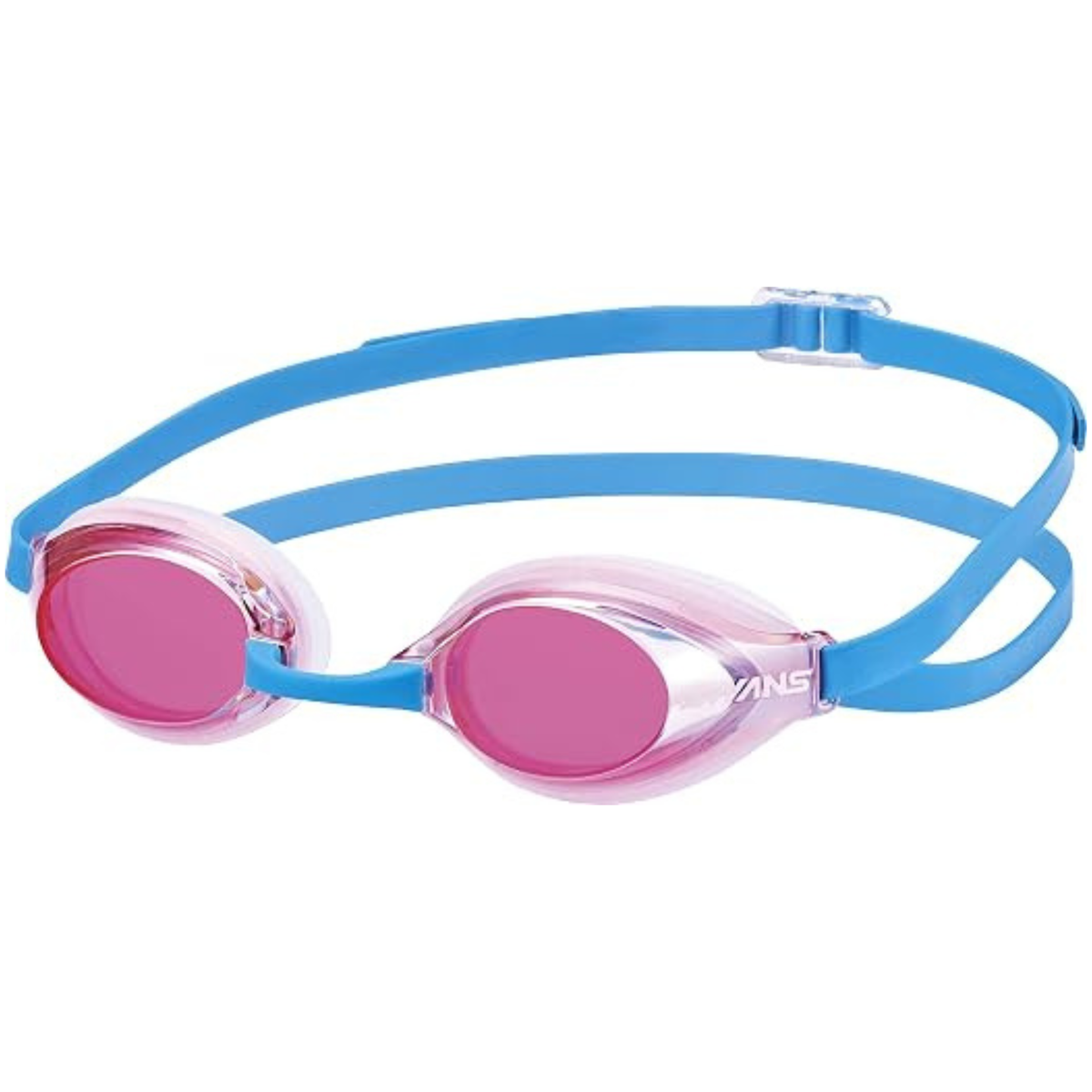 Swans SR-3M PIRU Racing Adult Mirror Swim Goggles, Pink/Ruby