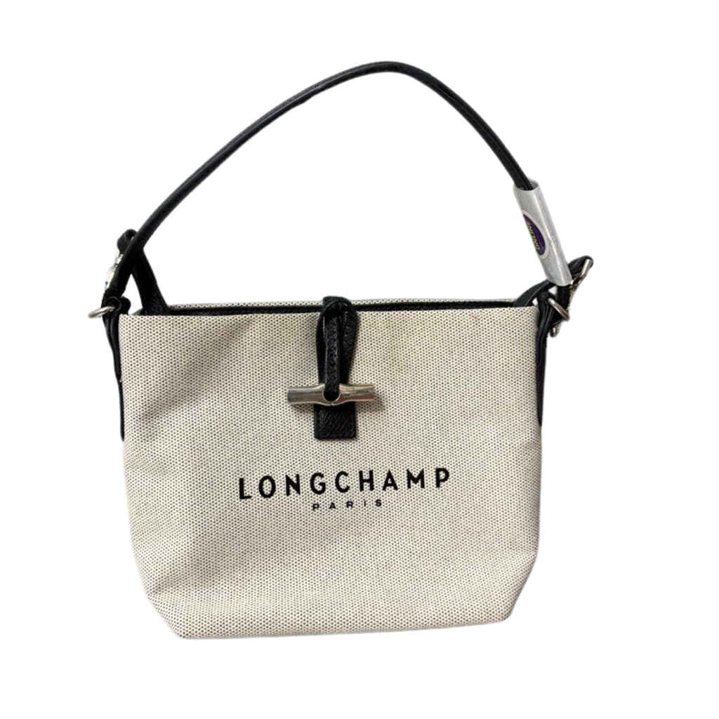 Longchamp Canvas Bucket Bag (No Sling)