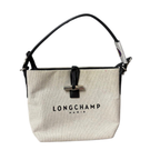 Longchamp Canvas Bucket Bag (No Sling)