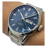 Tag Heuer Carrera Calibre 5 Day-Date 41mm Automatic Blue Dial Watch