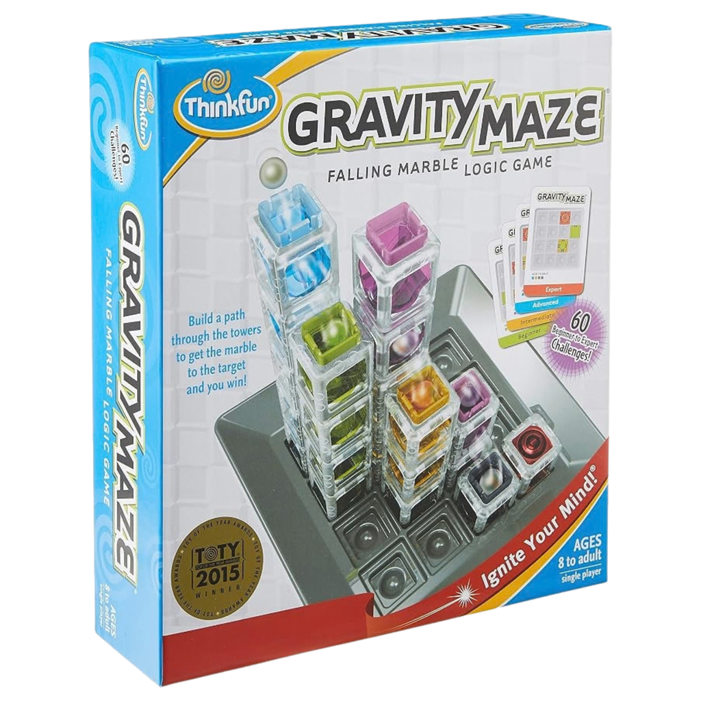 ThinkFun Gravity Maze Falling Marble Logic Game