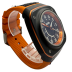 Gorilla FBY09.1 Fastback Hugger Orange 44mm Automatic Black Dial Watch