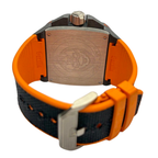 Gorilla FBY09.1 Fastback Hugger Orange 44mm Automatic Black Dial Watch