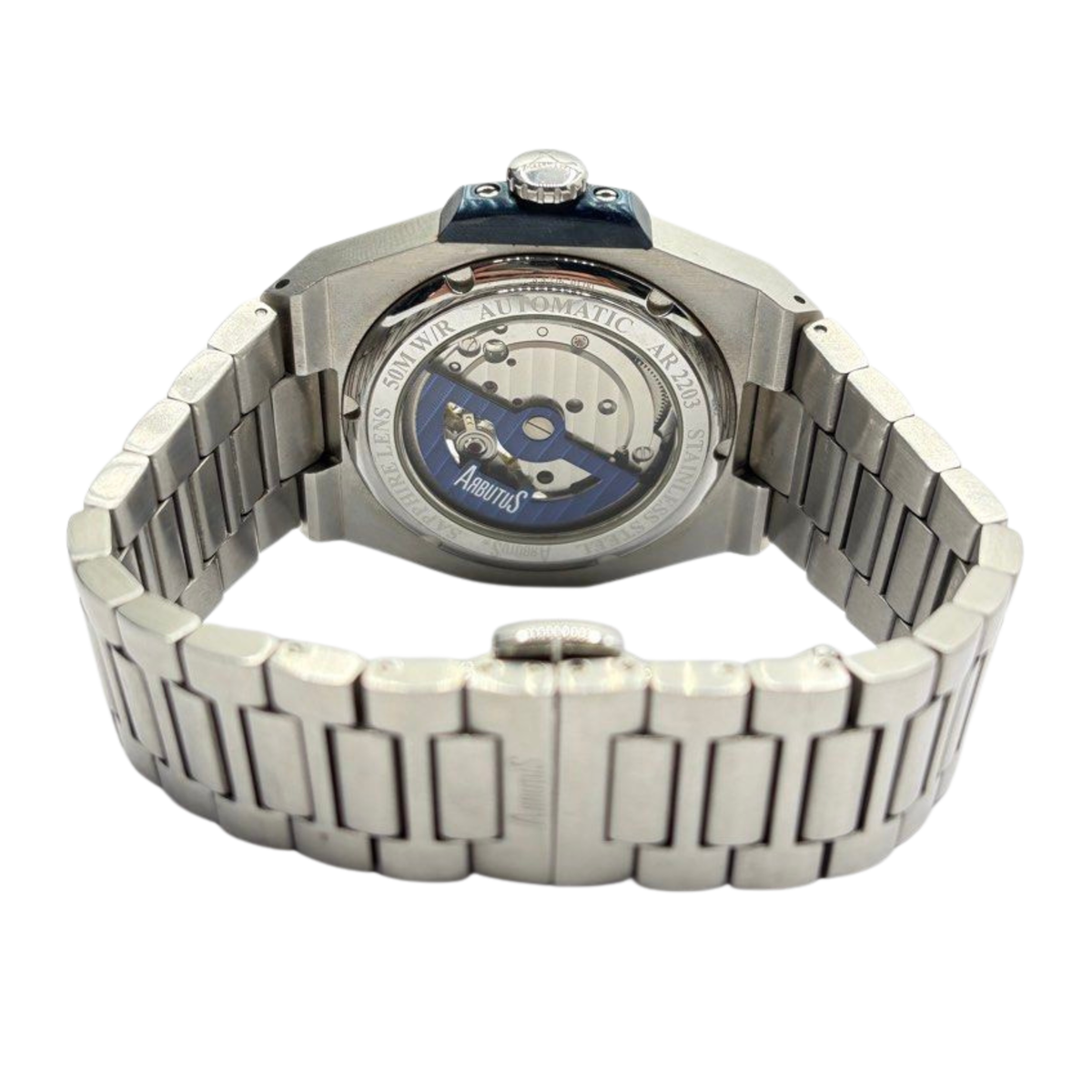 Arbutus Wall Street Icon AR2203 41mm Automatic Grey/Silver Dial Watch