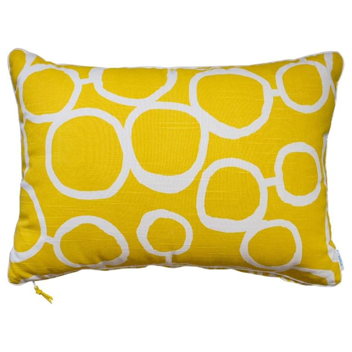 KRFTD Circles Cushion (45cm x 30cm) - Yellow