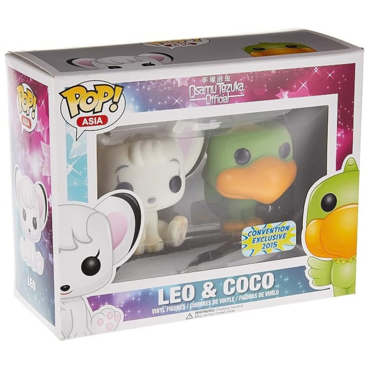 Funko FU1139 POP! Asia Tezuka Flocked Leo & Coco Vinyl Play Figures (Set of 2)