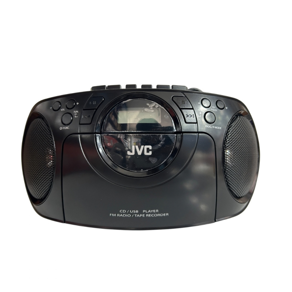 JVC Portable CD USB Radio Cassette Recorder RA-CKU310