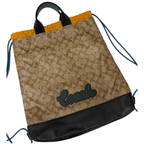 Coach Terrain Drawstring Backpack in Signature Canvas