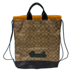 Coach Terrain Drawstring Backpack in Signature Canvas