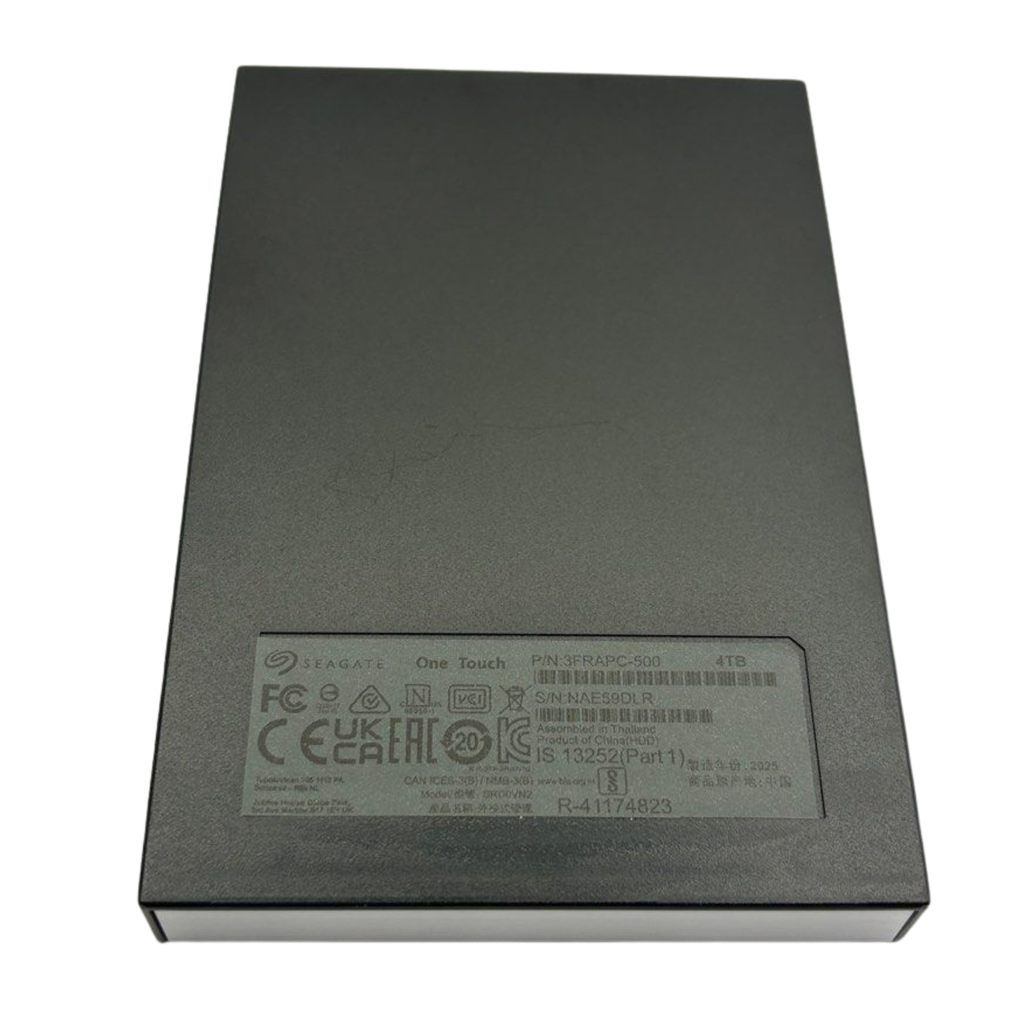 Seagate One Touch HDD 4TB, Silver