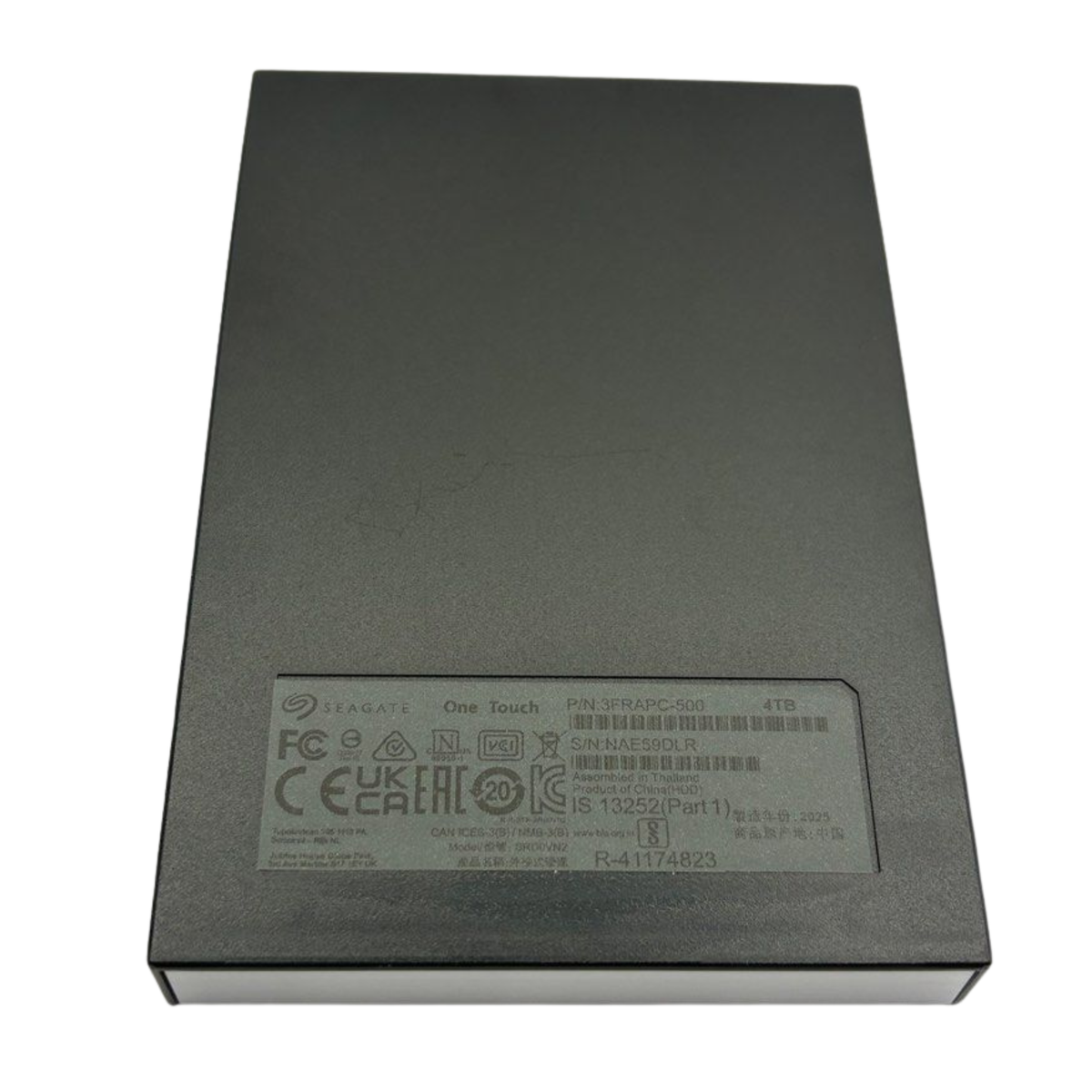Seagate One Touch HDD 4TB, Silver