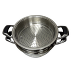 AMC Stainless Steel Pot w Steamer -24cm