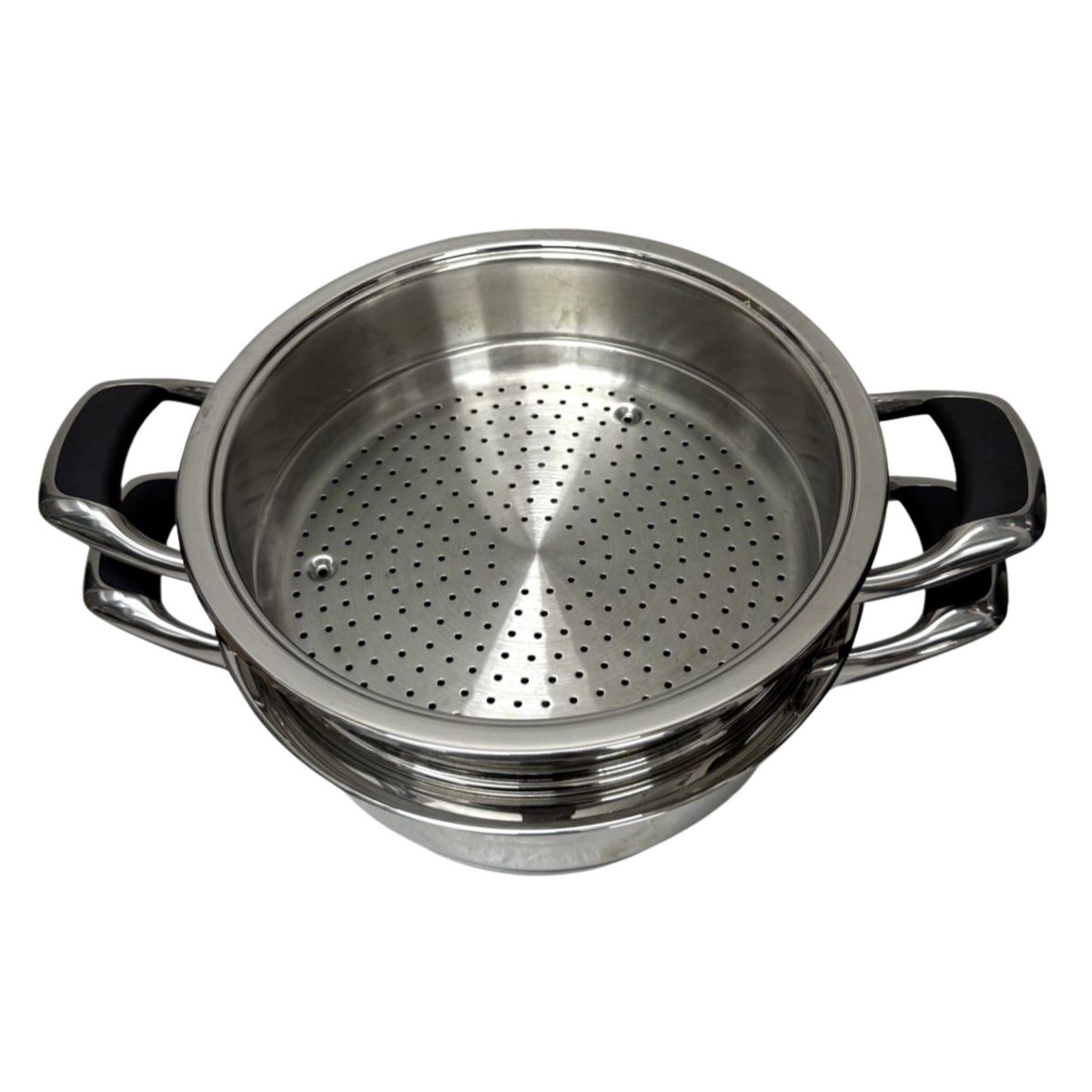 AMC Stainless Steel Pot w Steamer -24cm