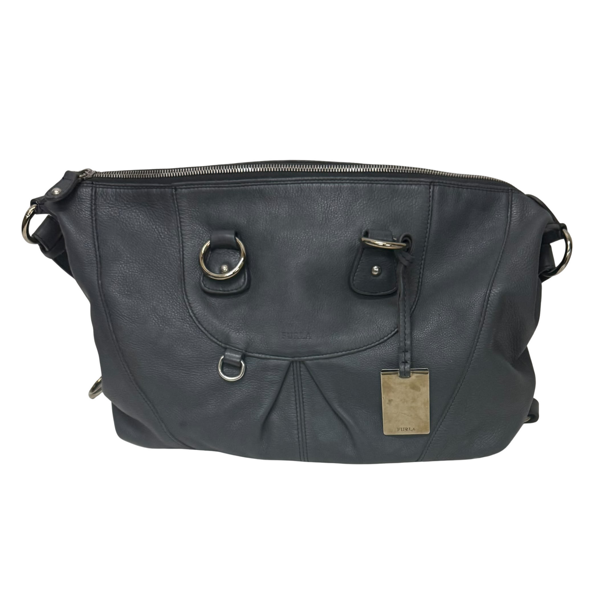 Furla slouchy leather hobo/satchel bag (L34.5 x H25.5 x W14 cm)