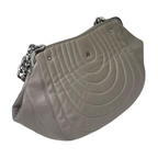 Aigner quilted leather shoulder bag (L34 x H27 x W13cm)