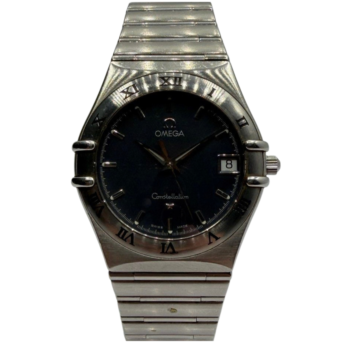 Omega Constellation 35mm Quartz Black Dial Watch