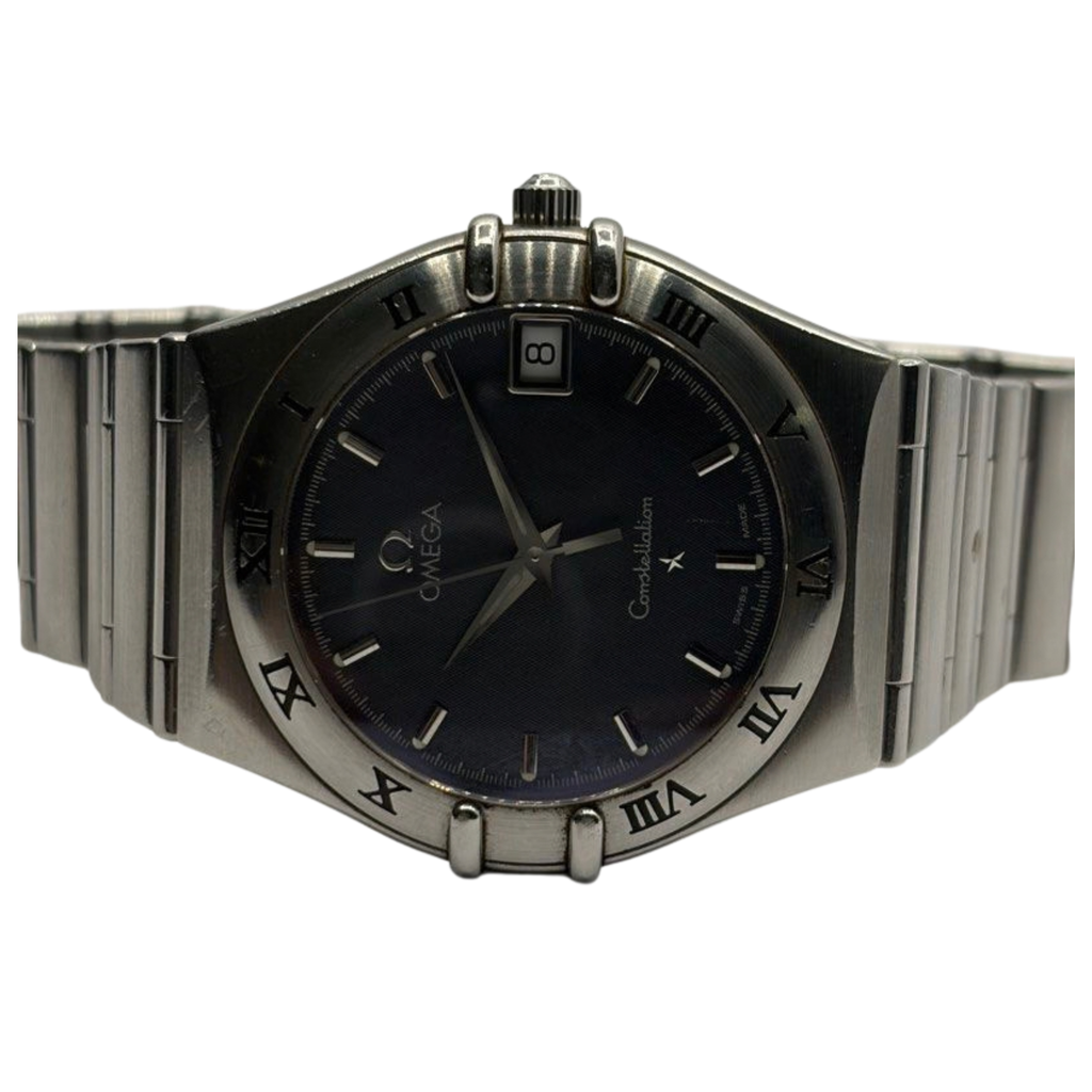 Omega Constellation 35mm Quartz Black Dial Watch
