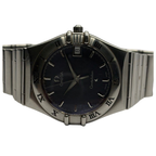 Omega Constellation 35mm Quartz Black Dial Watch