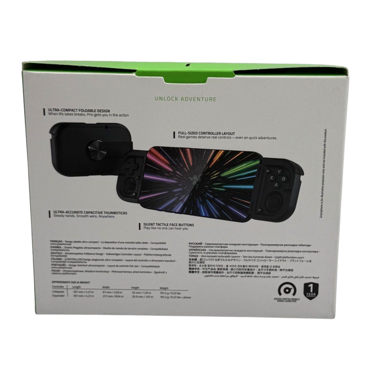 RAZER PRIO FOLDABLE USB TYPE C GAMING CONTROLLER