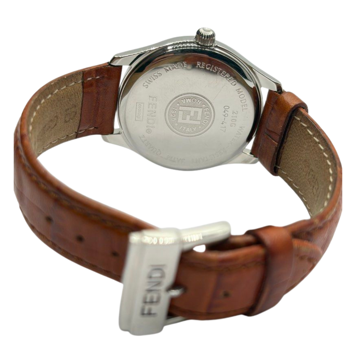 Fendi 210G 35mm Quartz Pink Dial Watch
