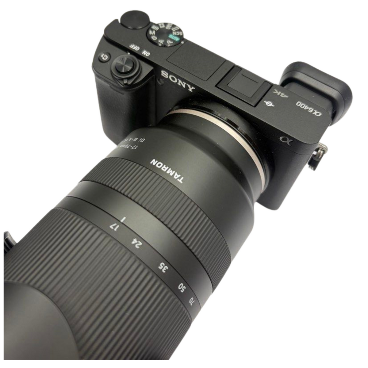 Sony A6400 24.2MP Mirrorless Camera with Tamron 17-70mm Di III VC RXD Lens