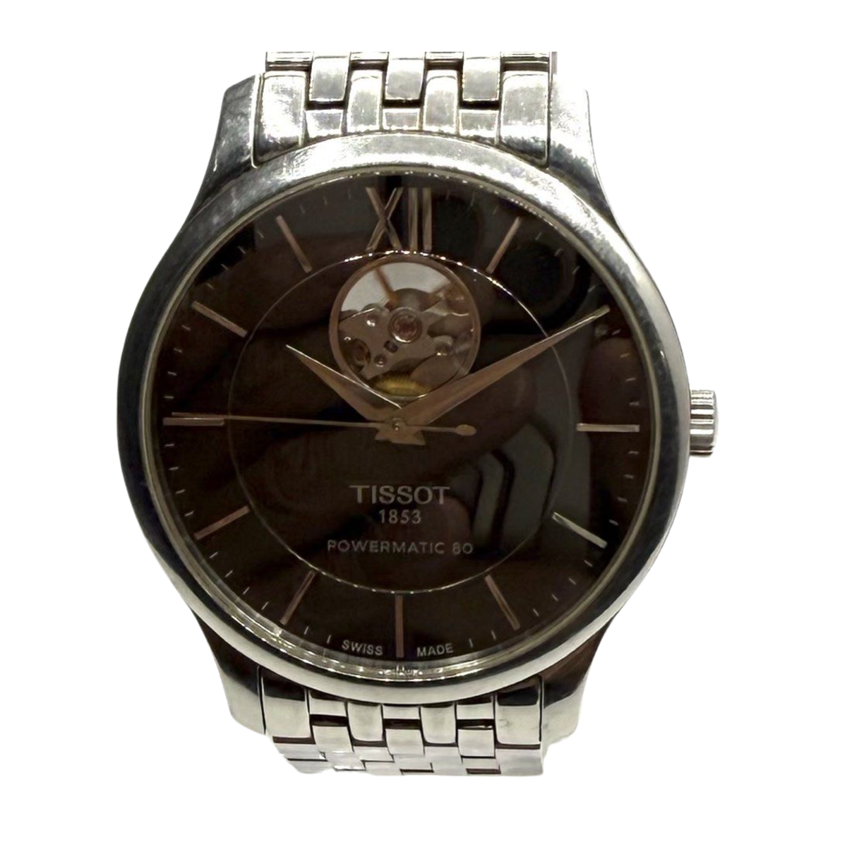 Tissot T063907A Powermatic 80 Open Heart 40mm Watch Main image