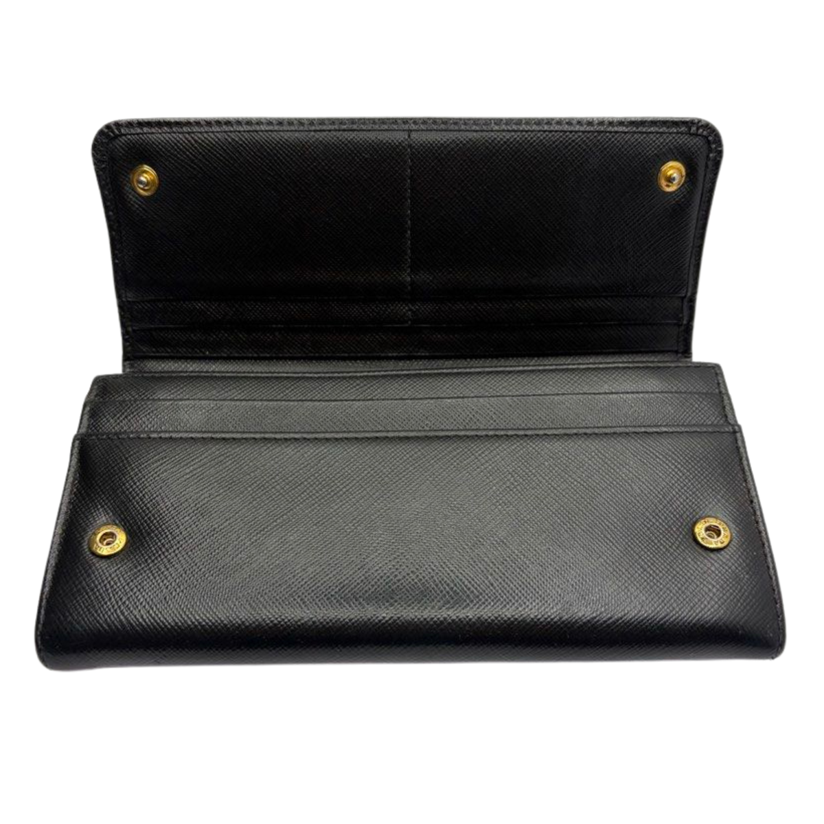 Prada Saffiano Leather Continental Wallet