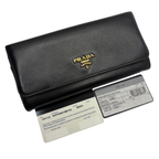 Prada Saffiano Leather Continental Wallet