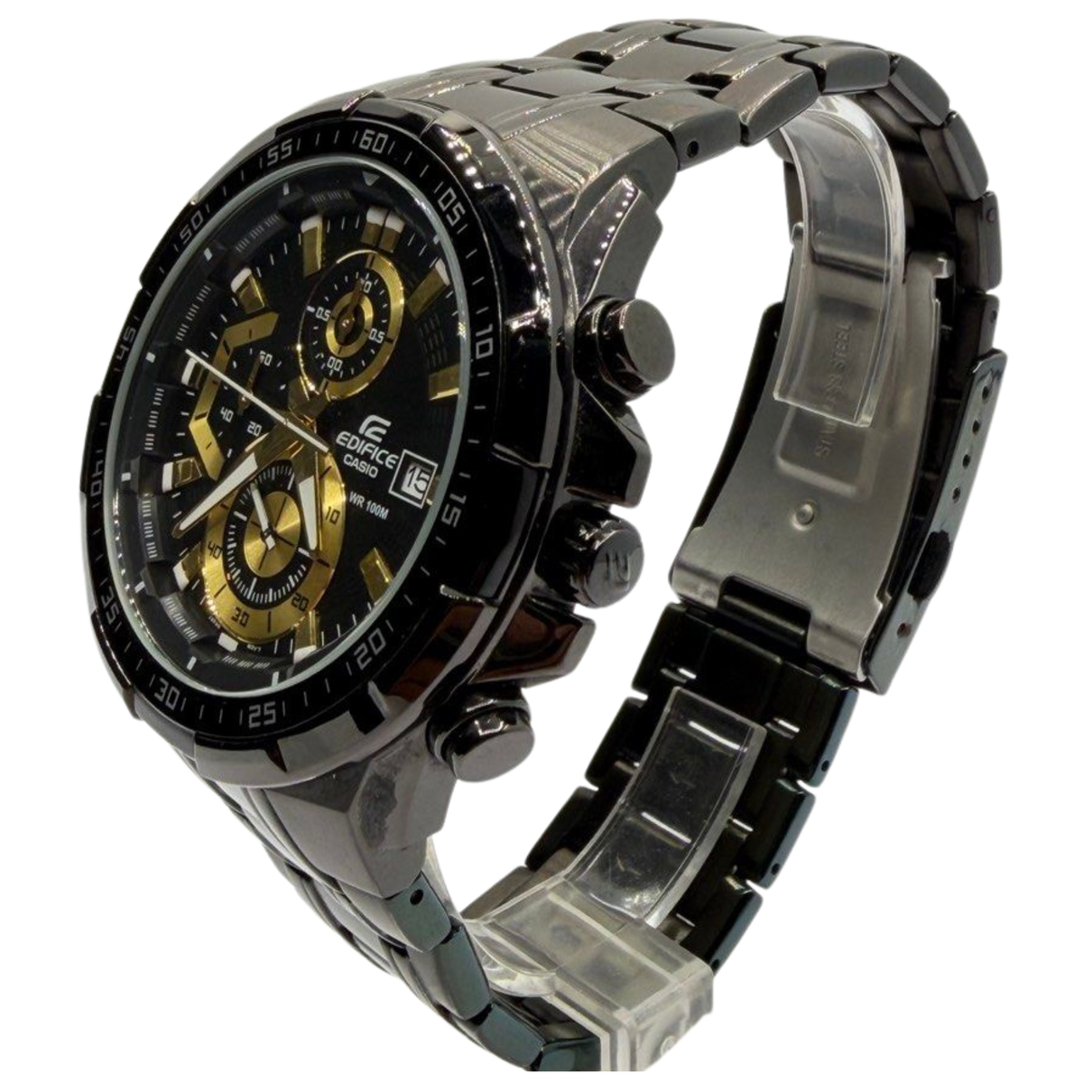Casio Edifice EFR-539BK Chronograph Quartz 49.5mm Watch