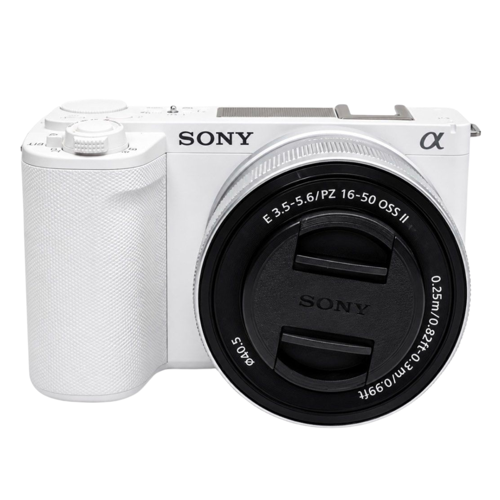 Sony Alpha ZV-E10 II Mirrorless Camera with 16-50mm Lens, White