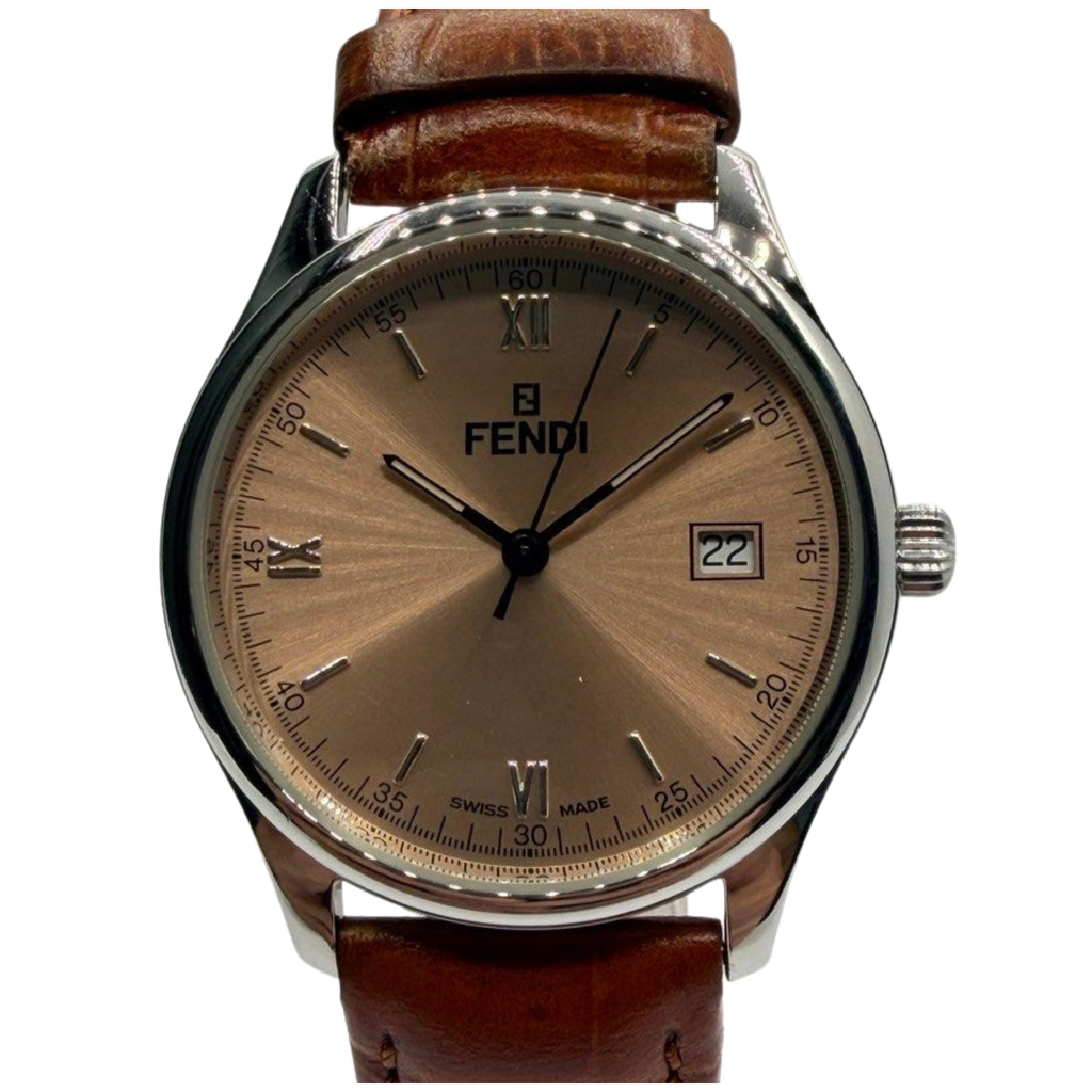 Fendi 210G 35mm Quartz Pink Dial Watch