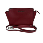 Michael Kors Selma Medium Saffiano Leather Messenger Bag