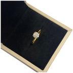 18K Yellow Gold Natural Diamond Ladies Ring