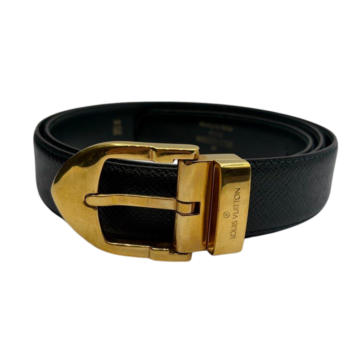 Louis Vuitton Taiga Santur Classic Green Leather Belt Main image