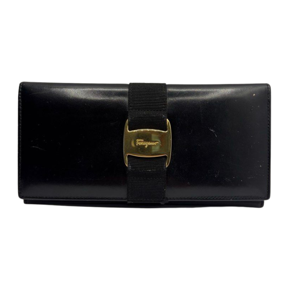 Salvatore Ferragamo Vara Ribbon Leather Long Wallet Main image