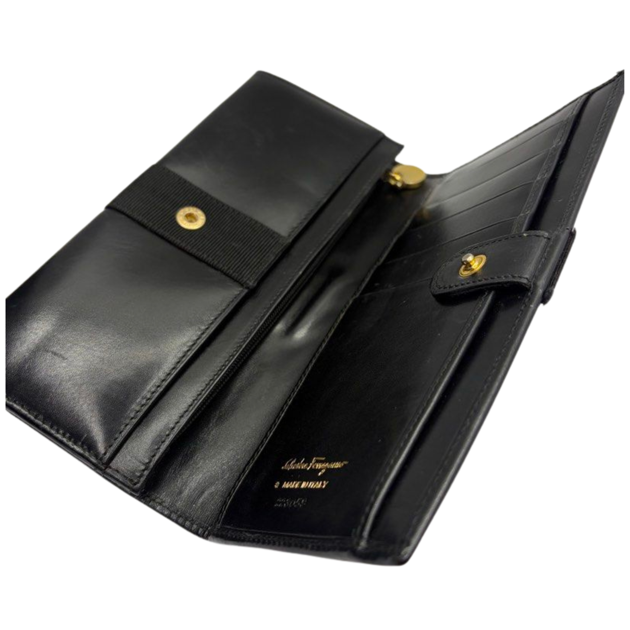 Salvatore Ferragamo Vara Ribbon Leather Long Wallet Secondary image