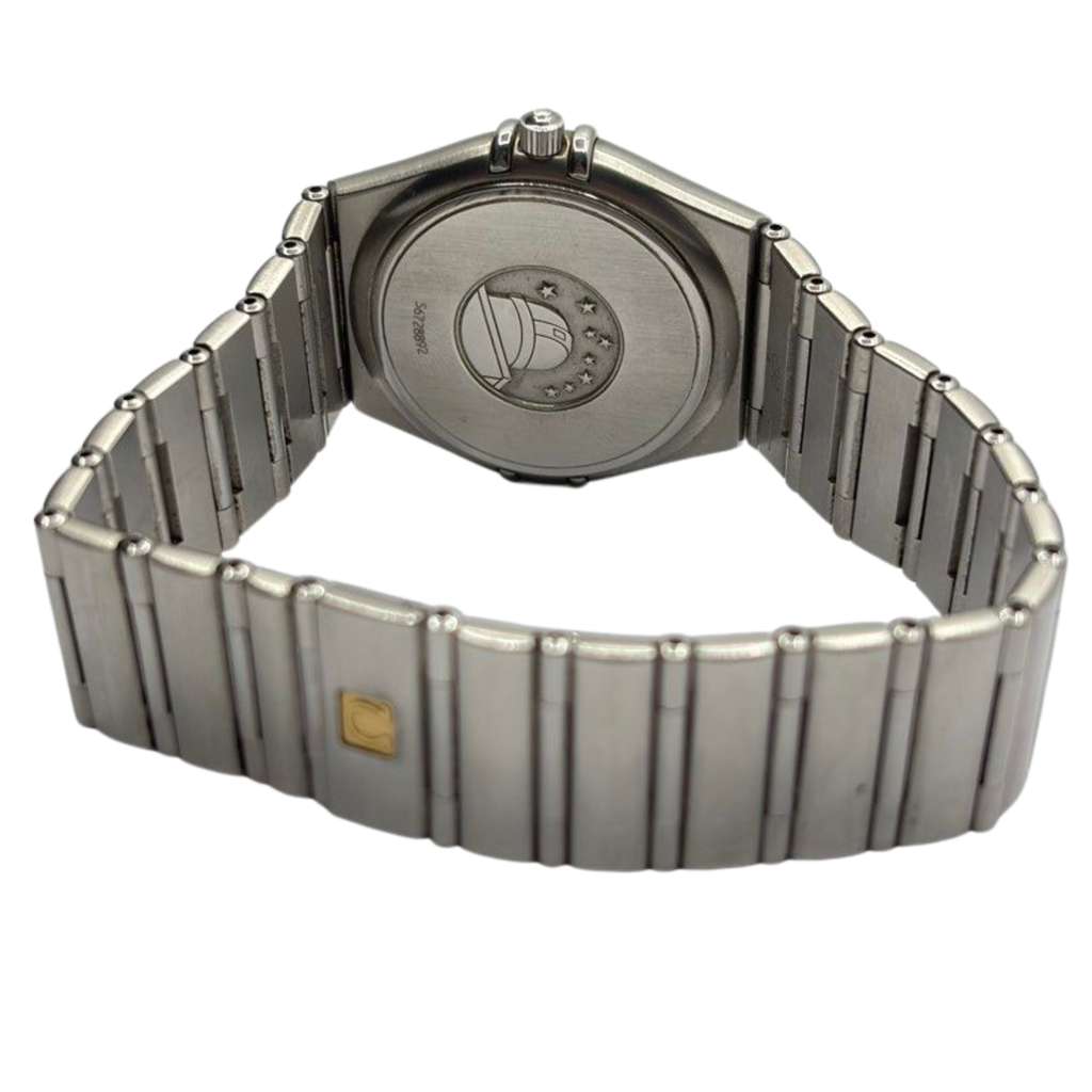 Omega Constellation 35mm Quartz Black Dial Watch