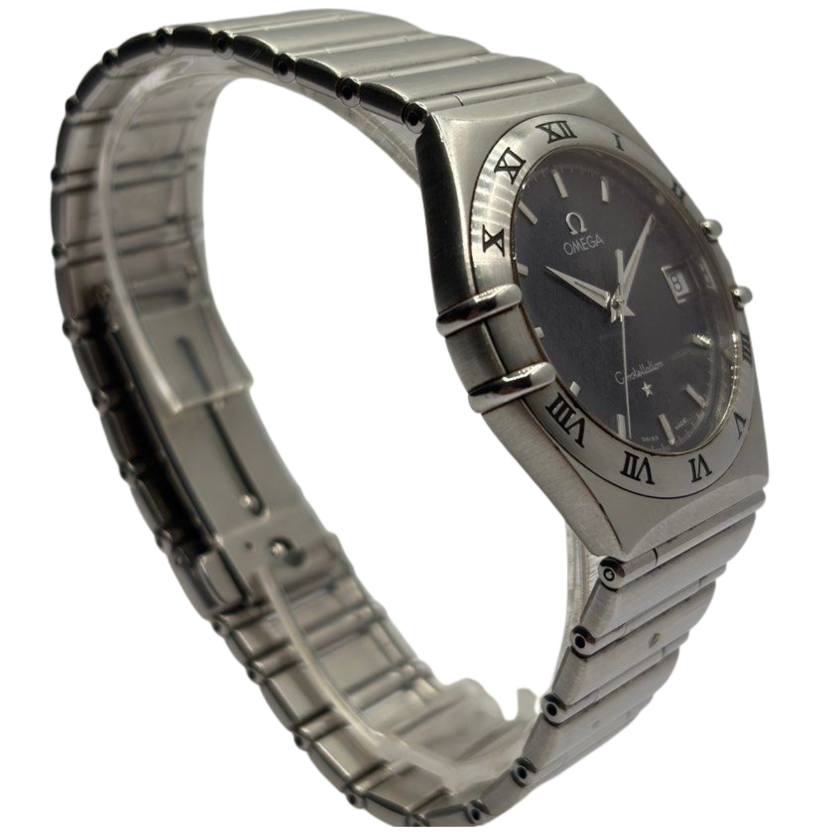 Omega Constellation 35mm Quartz Black Dial Watch