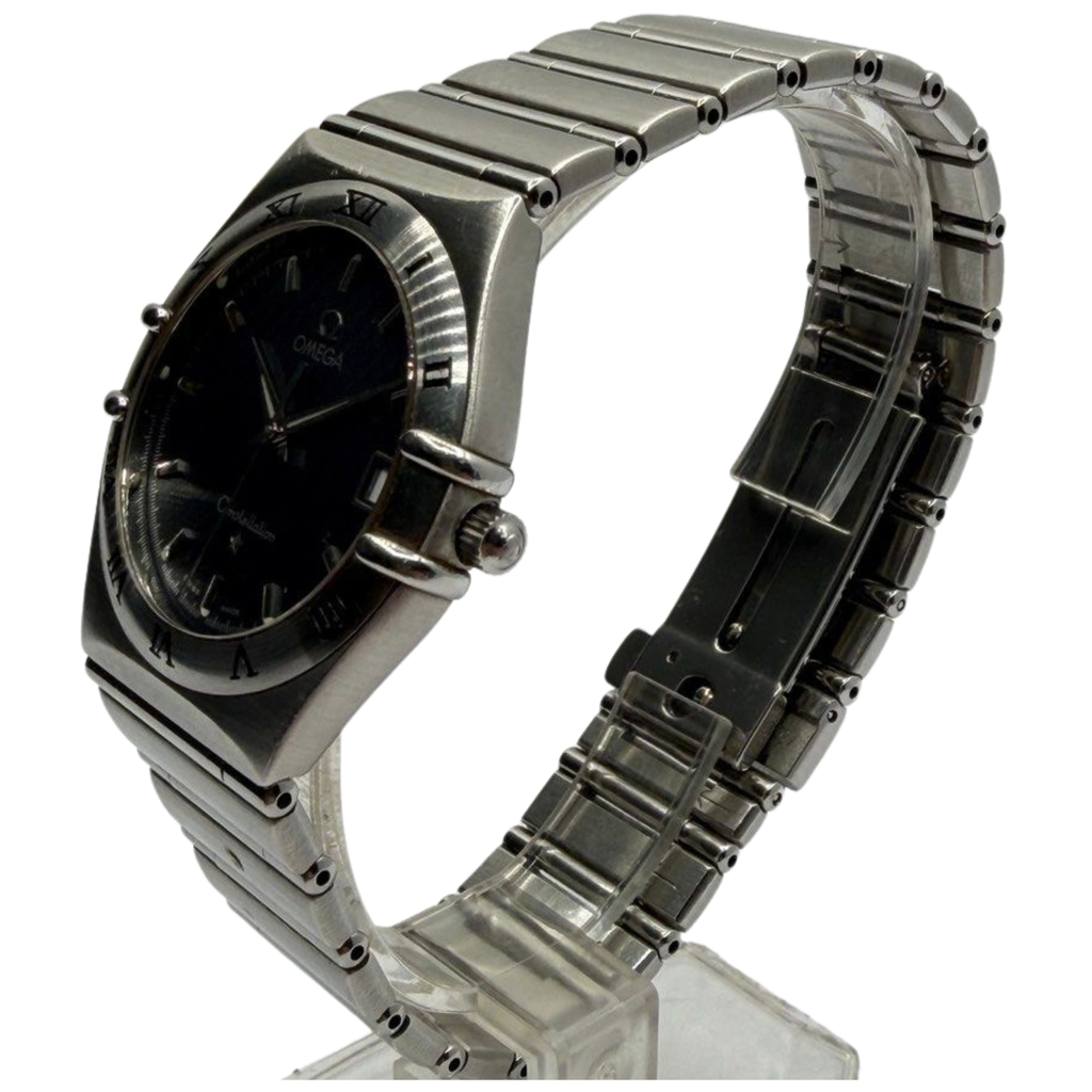 Omega Constellation 35mm Quartz Black Dial Watch
